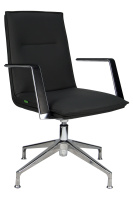 Кресло RV DESIGN Crown-ST (С 1819) кожа графит